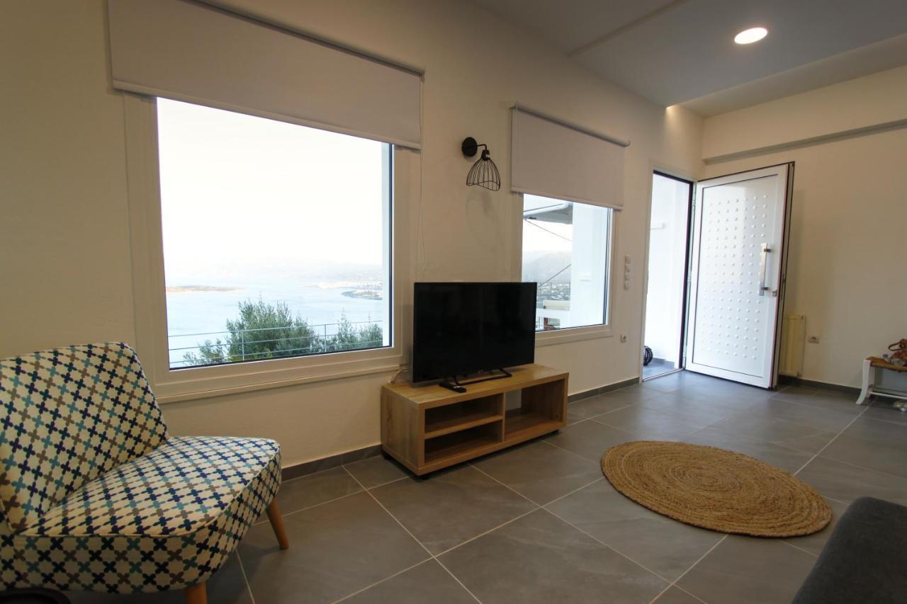 Villa Veranda Agios Nikolaos Bagian luar foto