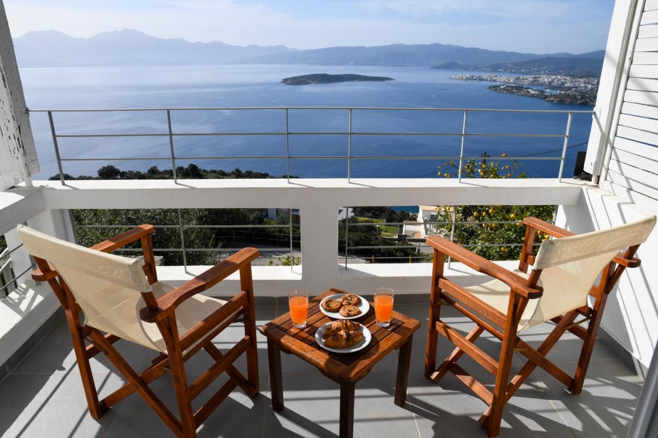 Villa Veranda Agios Nikolaos Bagian luar foto